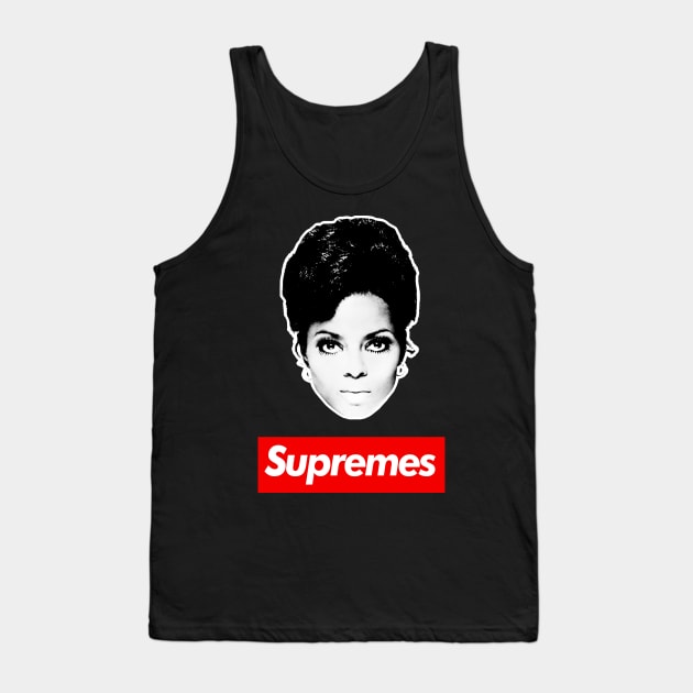 The Supremes / Diana Ross Retro Design Tank Top by DankFutura